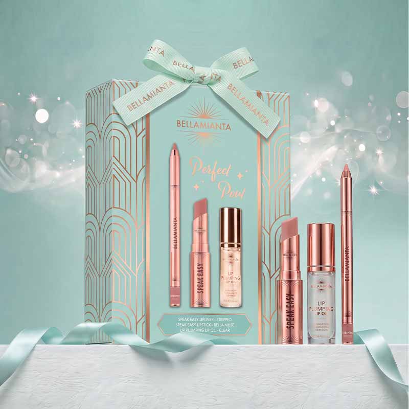 Bellamianta Perfect Pout Lip Kit Gift Set Bella Muse Stylised Image