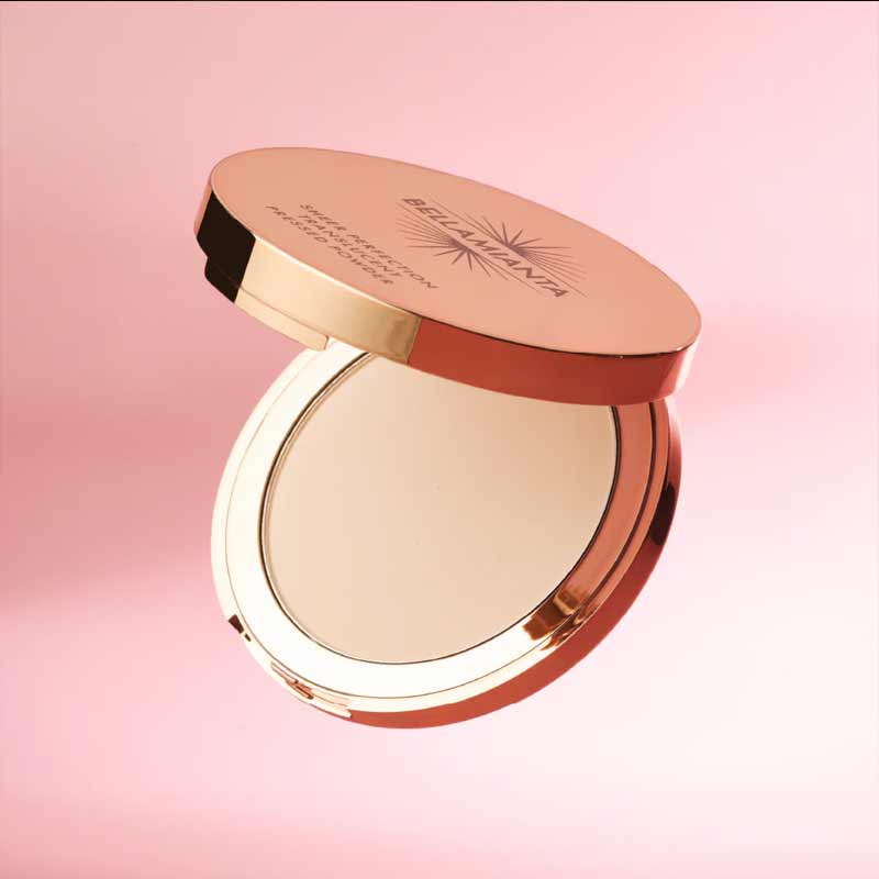 Bellamianta Translucent Pressed Powder, pressed setting powder, face powder, Bellamianta makeup