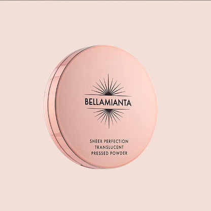 Bellamianta Sheer Perfection Translucent Pressed Powder, makeup setting powder