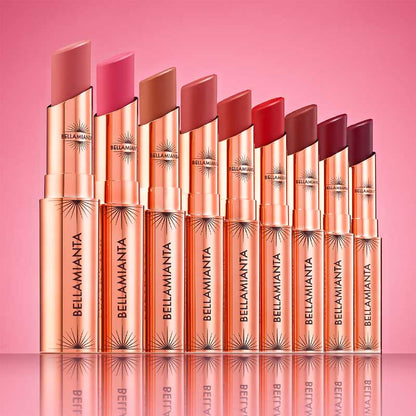 Bellamianta Speak Easy Nourishing Lipstick | Luxurious demi-matte finish | 9 shades available | matching lip liners 