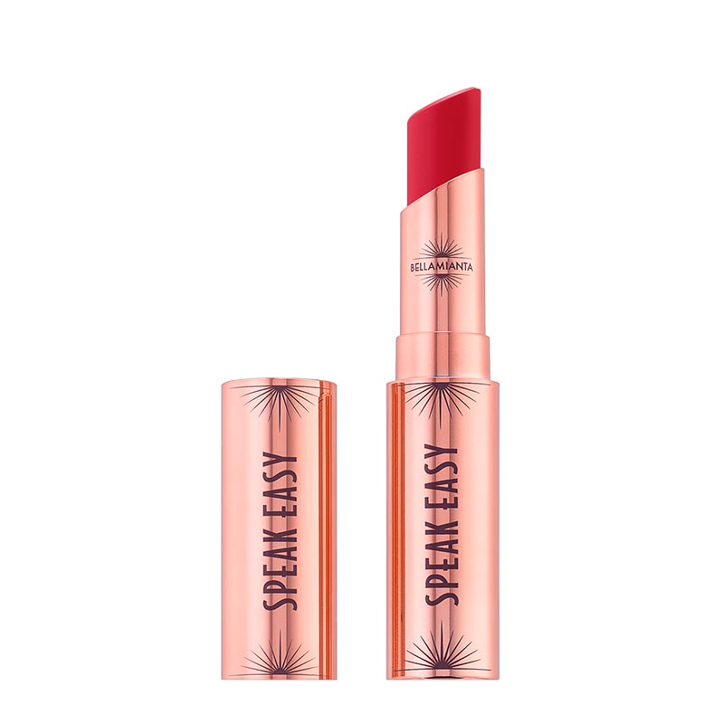Bellamianta Speak Easy Nourishing Lipstick | Luxurious demi-matte finish | pulse racer