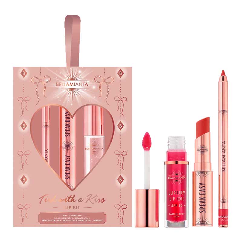 Bellamianta Tied with a Kiss Speak Easy Lip Kit Gift Set Intimate Affair