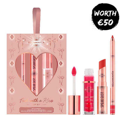 Bellamianta Tied with a Kiss Speak Easy Lip Kit Gift Set Intimate Affair