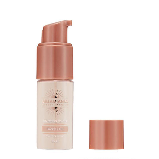 Bellamianta Translucent Tan Setting Powder | loose self tan setting powder | vegan