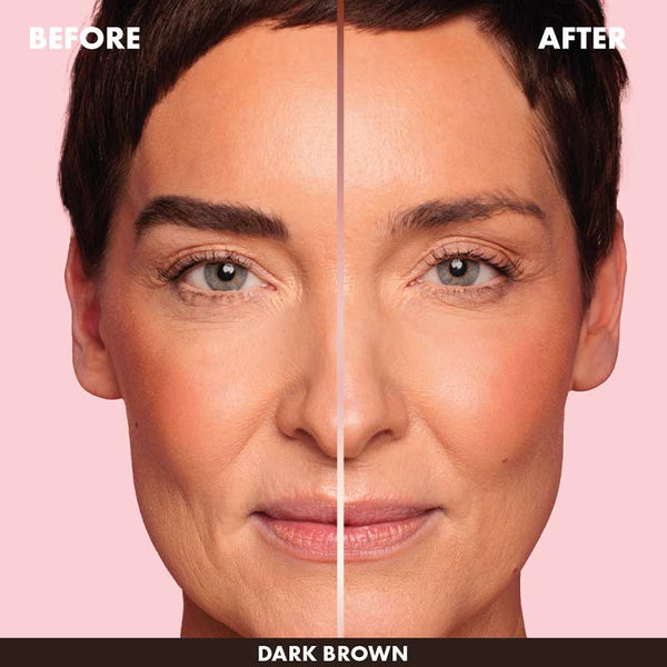 Bellamianta Tribrow 3 in 1 Eyebrow Enhancer | Dark Brown | makeup | eyes | eyebrows | brows | brow | pencil | mascara | gel | spoolie | brush | brow brush