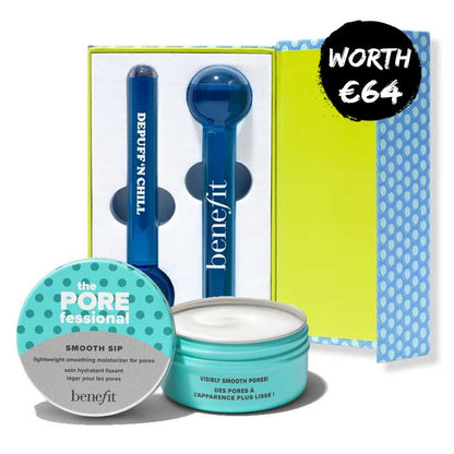 Benefit Cosmetics The Porefessional Smooth Sip Moisturizer + FREE Icy Globes