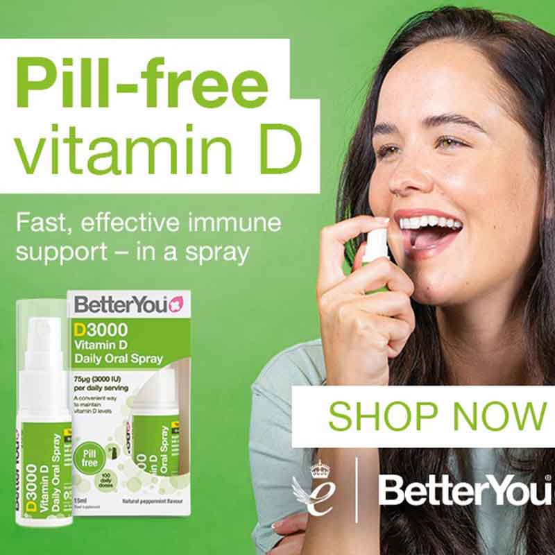 Better You D3000 Oral Spray, Vitamin D supplement