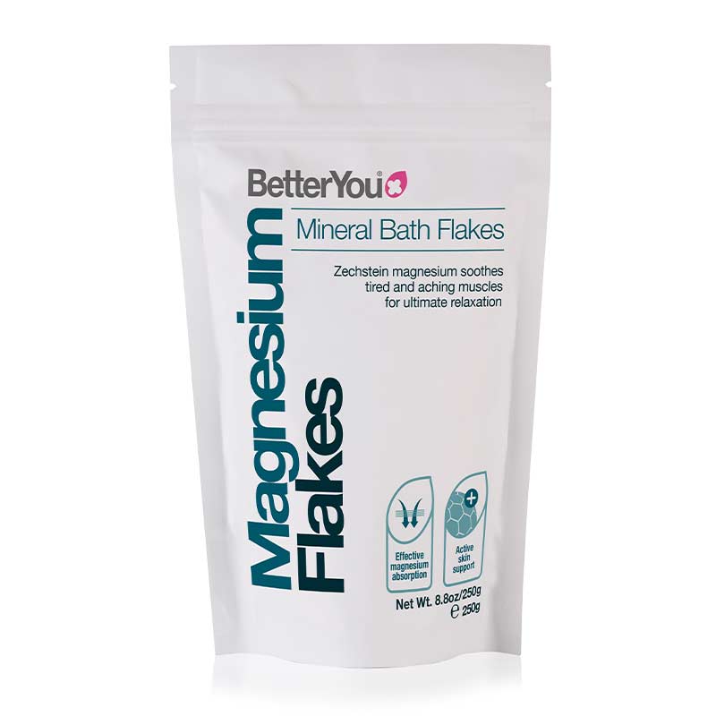 Better You Magnesium Flakes is a bath soak in a flakey formula that can be added to hot water to help soothe tired and aching muscles. Get the ultimate relaxation bath with these flakes.