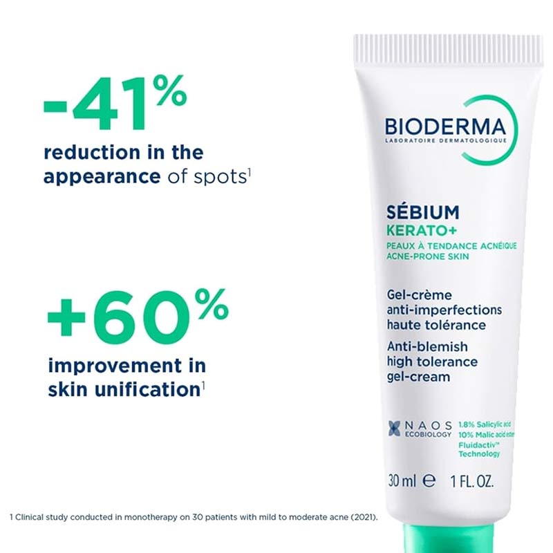 Bioderma Sebium Kerato+ Anti-Blemish High Tolerance Gel-Cream Results