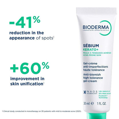 Bioderma Sebium Kerato+ Anti-Blemish High Tolerance Gel-Cream Results