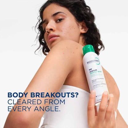 Bioderma Sebium Kerato+ Body Spray Infographic