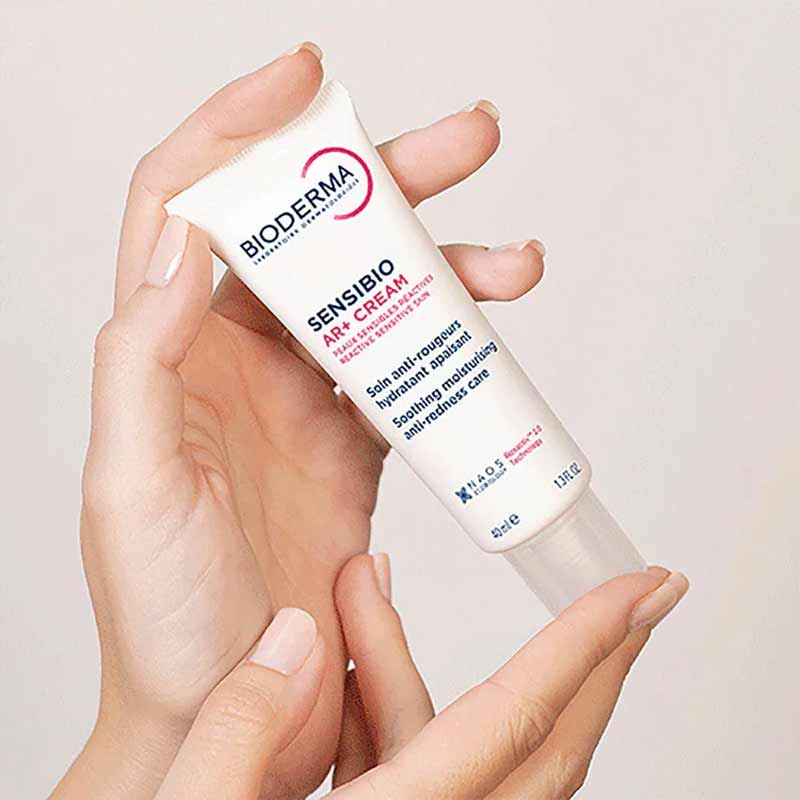 Bioderma Sensibio AR+ Cream Anti-redness Moisturiser for Sensitive Skin, facial hot flushes, red face
