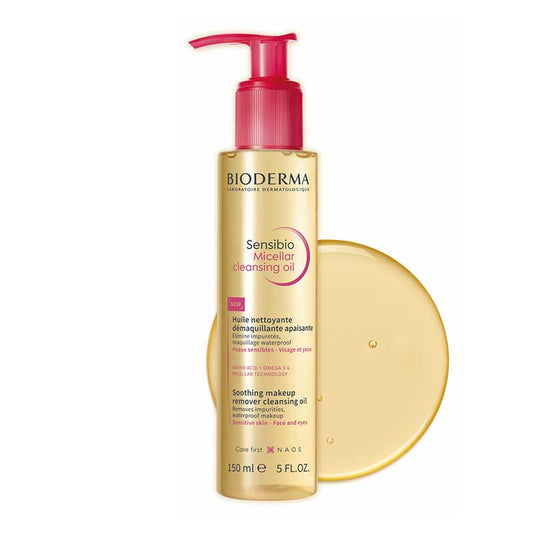 Bioderma Sensibio Micellar Cleansing Oil | oil-to-milk texture | makeup remover | pollution remover | sunscreen remover | nourishing | micellar technology | sensitive skin
