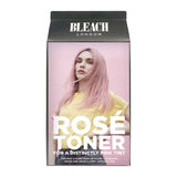 Bleach London Rosé Toner Kit | developed | help | enhance | look | bleached | hair | banishing | brassy | yellow | tones | while | blonde | hint | pink | kit | achieve | gorgeous | even | tone | lasting | semi-permanent | toner | elevate |  look | light | blushed | hue | upgrades | compliments