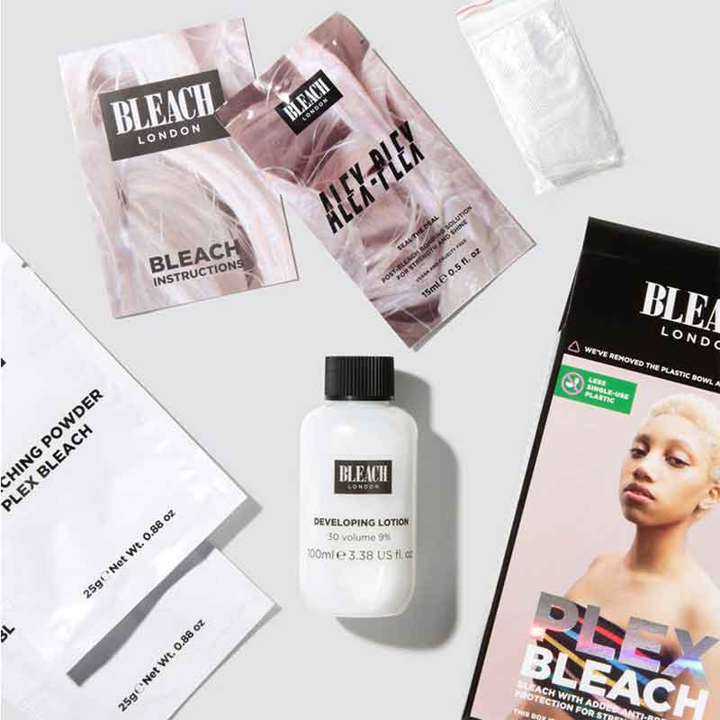 Bleach London Plex Bleach Kit | DIY | hair | bleach | kit | lighten | brighten | home | developed | help | enhance | look | bleached | bleach powder | developing lotion | strengthening | treatment | professional 