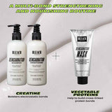 Bleach London Reincarnation Conditioner | innovative | conditioner | repairs | broken | creatine-rich | formula | fortified | microproteins | amino acids | dry | brittle | hair | nourishing | strands | hydration | conditioning | agents | daily use | intensely | reparative | work | strengthen | fibre | nourishing | hair | care | works | soften | hydrate