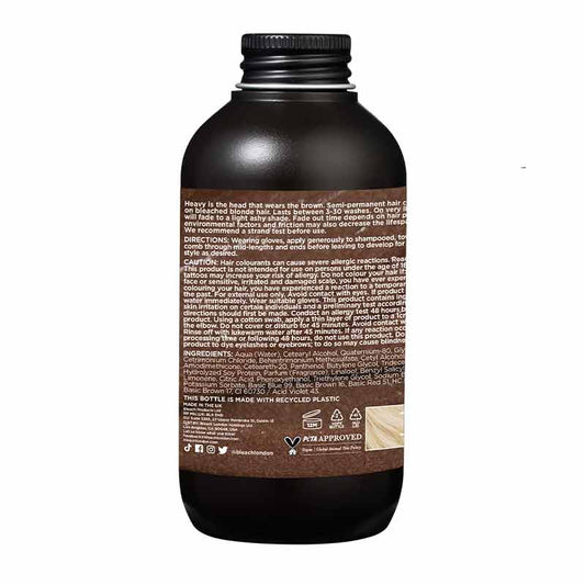 Bleach London Instant Coffee Super Cool Colour | semi-permanent | hair | dye | cream | brown | shade | adds | depth | dimension | warmth | look |  unique | change | hair | locks | full |  darker | root | stripes | framing | options