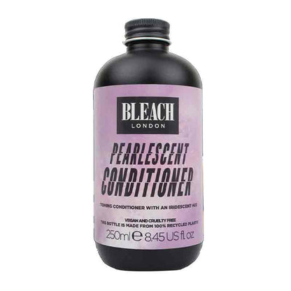 Bleach London Pearlescent Conditioner | nourish | works | tones | fresher | hint | pink | enhance | hair |  colour | clean | fresh | soft | improve | texture | feel | hair | tone | subtle | enhancing | colour | light | hue | pink | purple | loving | ingredients | soften | smooth | developed | pearly | sheen | neutralises | brassy 