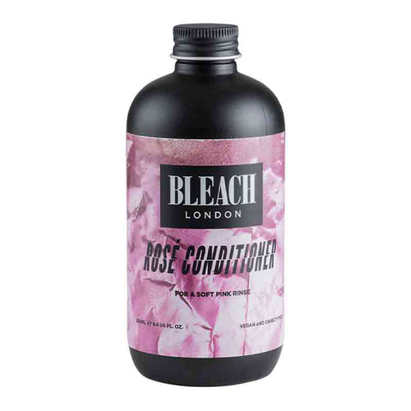 Bleach London Rosé Conditioner | nourishing | hair | care | works | soften | hydrate | strengthening | colour | conditioning | shea butter | lactic acid | vitamin B5 | replenishes |  health | overtime | freshest | look 