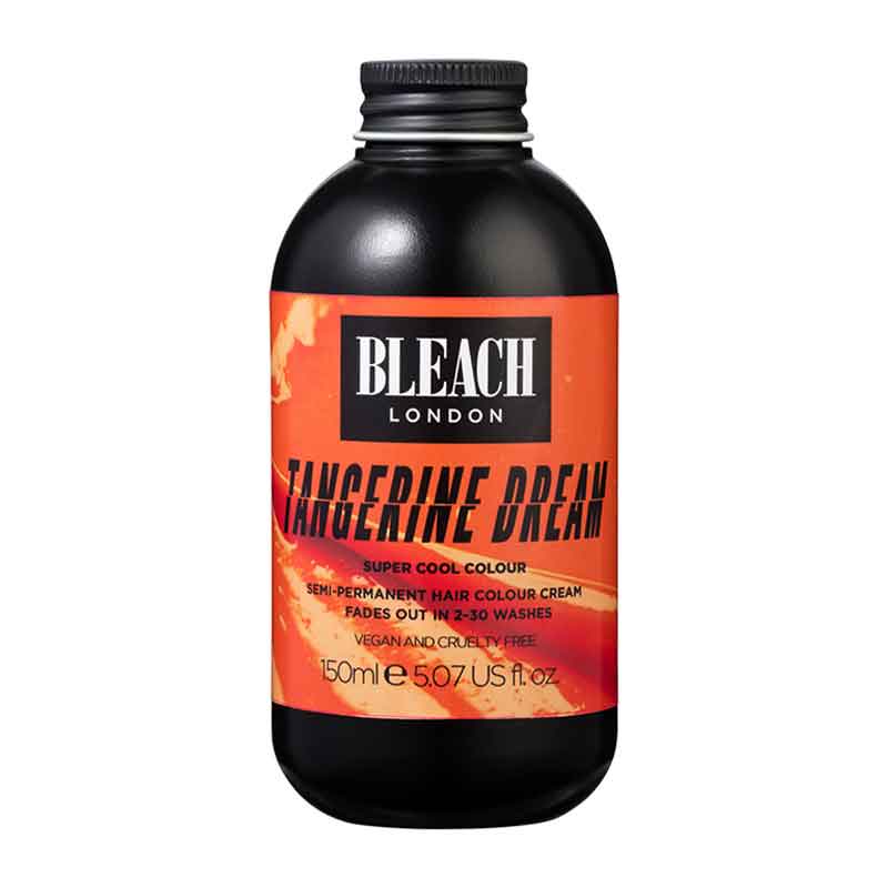 Bleach London Tangerine Dream Super Cool Colour | gentle | cream | experiment | super | fiery | orange | shade | texture | brightness | heat | Fire | semi-permanent