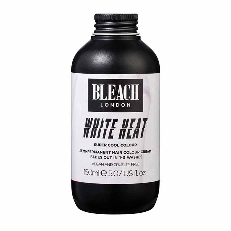 Bleach London White Heat Super Cool Colour | semi-permanent | hair dye | change | look | DIY formula | creamy texture | nourishes | healthy | high impact | colour | neutral | cool shade | hair | vibe |