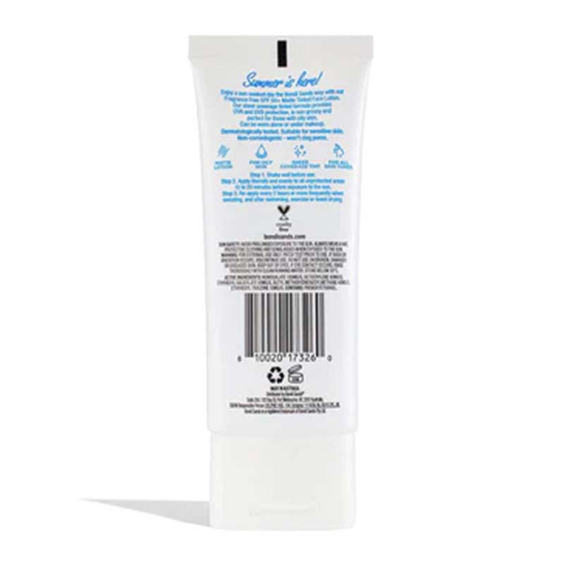Bondi Sands Face SPF50+ Fragrance Free Tinted - Matte Sunscreen Lotion | bondi sands | spf 50 | matte sun cream | sun lotion | oily skin
