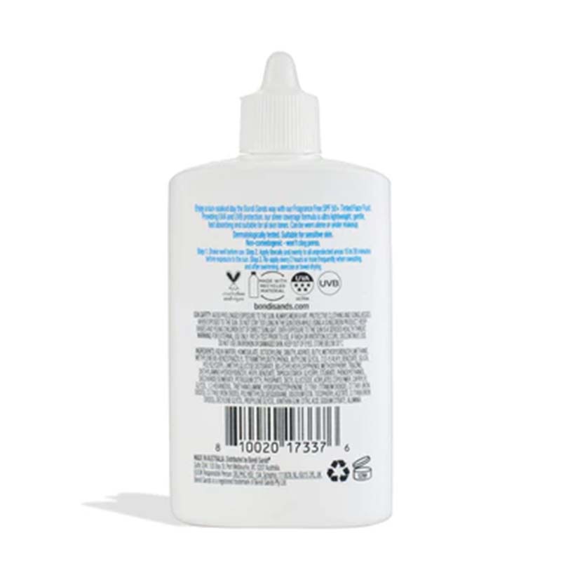 Bondi Sands SPF50+ Fragrance Free Tinted Sunscreen Fluid | bondi sands | hydrating sun cream | spf 50 | sunscreen fluid 