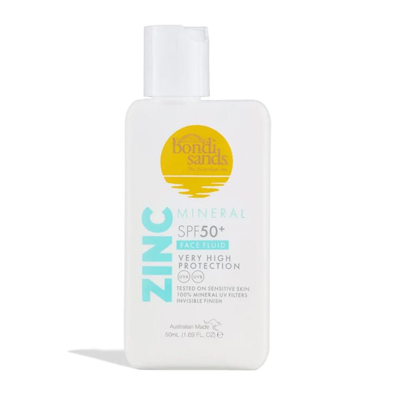 Bondi Sands SPF50 Mineral Face Fluid | SPF 50 | sun cream | face sun cream | Bondi sands | best sun cream | high protection sun cream | Bondi sands sun cream