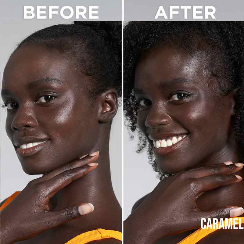 Bondi Sands Technocolor Self Tanning Face Serum Caramel Before & After