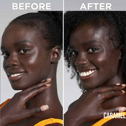 Bondi Sands Technocolor Self Tanning Face Serum Caramel Before & After