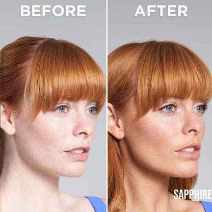 Bondi Sands Technocolor Self Tanning Face Serum Sapphire Before & After