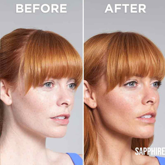 Bondi Sands Technocolor Self Tanning Face Serum Sapphire Before & After