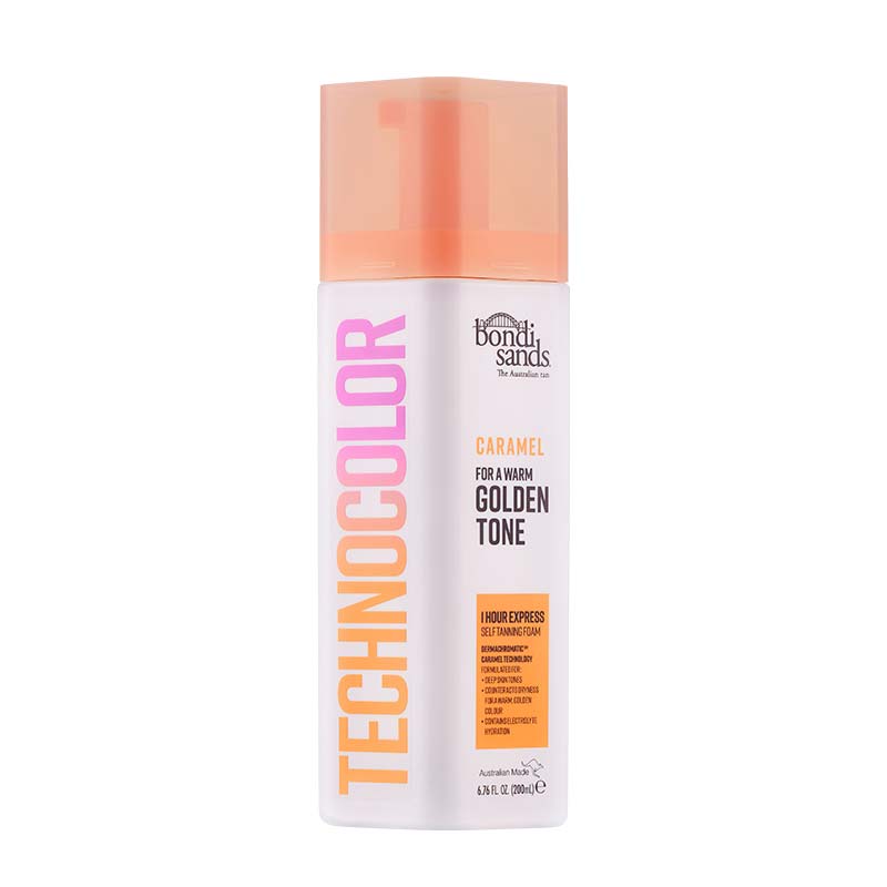 Bondi Sands Technocolour Caramel 1 Hr Express Self Tan | bondi sands | technocolour range | self tan | golden tone tan | medium tan | tanning mousse 