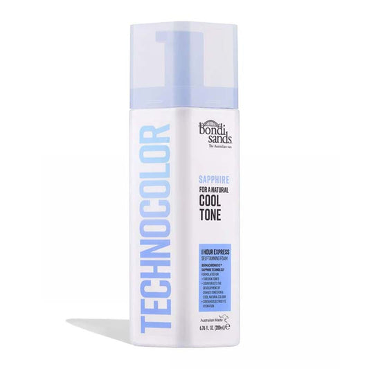 Bondi Sands Technocolour Sapphire 1 Hour Express Self Tan | self tan | bondi sands | fair skin tan | tanning mousse 