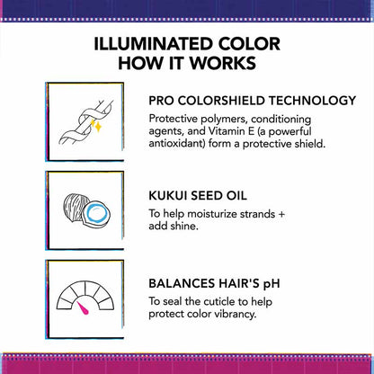 Bumble and bumble | Illuminated Color Conditioner | lightweight | moisture-rich formula | key to amplified vibrance and shine | enhance | look of color-treated hair | goodbye to frizz | flyaways | works to smooth | seal the cuticle | hair | luminous | locked-in color | turn heads