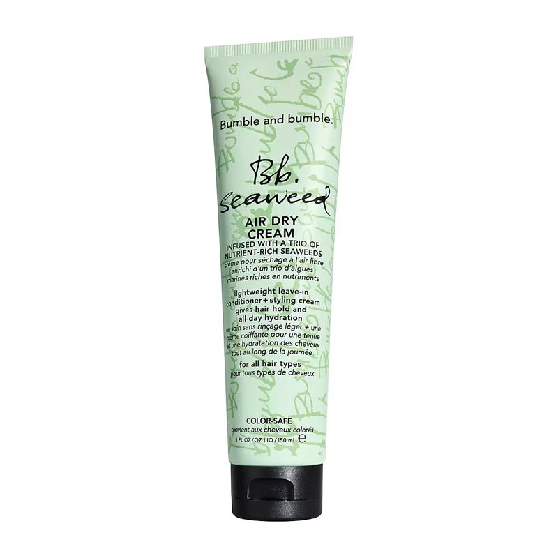 Bumble and bumble Bb. Seaweed Air Dry Cream | multipurpose | leave in | perfect | air-dried styles | lightweight | cream | hydration | hold | heat protection | reduce | frizz | flyaways | nutrient-rich seaweeds | maintenance | healthy | scalp | environment