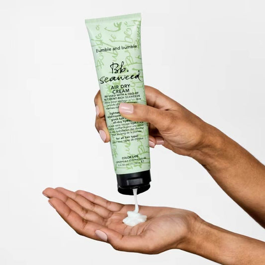 Bumble and bumble Bb. Seaweed Air Dry Cream | reduce | frizz | flyaways | nutrient-rich seaweeds | healthy | scalp |  cream | color-safe | vegan 