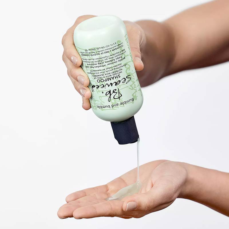 Bumble and bumble  Bb. Seaweed Shampoo  | seaweeds | light | solution | bouncy | fresh | colour-safe | suitable | all hair types | gentle | cleanser | revitalizes | hair | regulating | scalp 