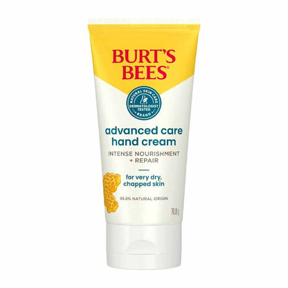 Burt's Bees Advanced Care Hand Cream | Very dry, chapped skin | Responsibly sourced beeswax | Repairs and nourishes | All-day moisture | Invigorating botanical fragrance | 98.8% natural origin formula