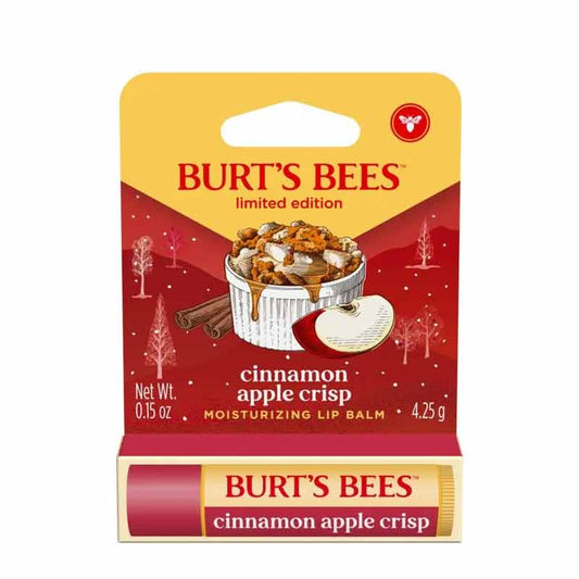 Burt's Bees Cinnamon Apple Crisp Lip Balm Limited Edition Christmas Flavour