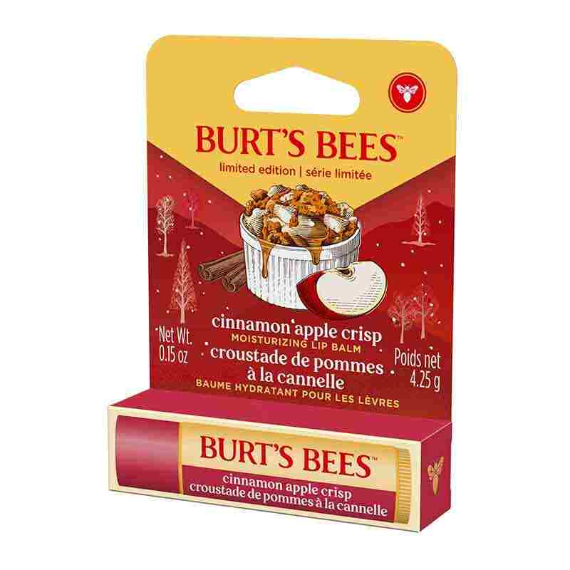 Burt's Bees Cinnamon Apple Crisp Lip Balm Box