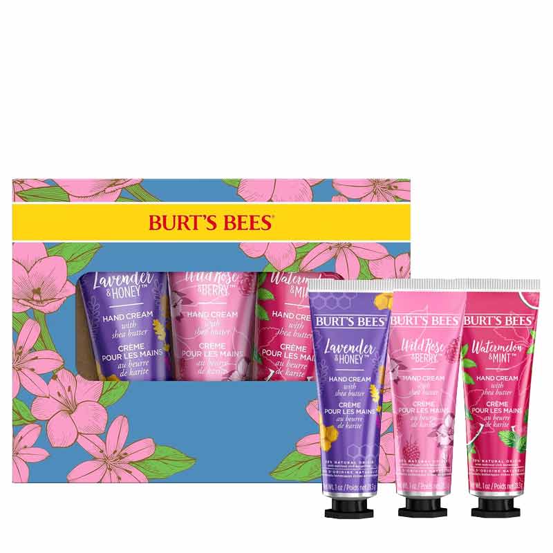 Burt's Bees Hand Cream Trio Gift Set