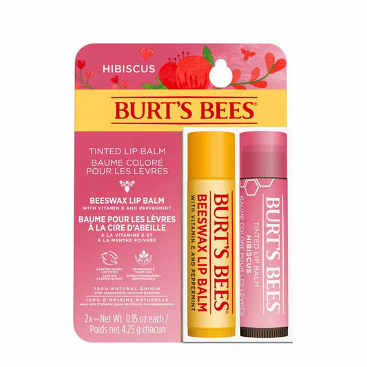 Burts Bees Lip Balm & Tinted Duo Stocking Filler Gift