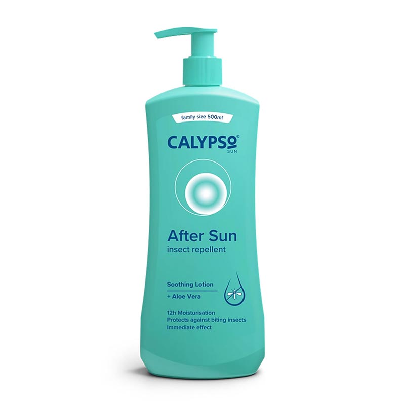 Calypso | After Sun | Insect Repellent | soothing | body lotion | sun exposure | nourish | moisturise | calm | skin | lotion | cool | refresh | skin | protection | biting insects | stings