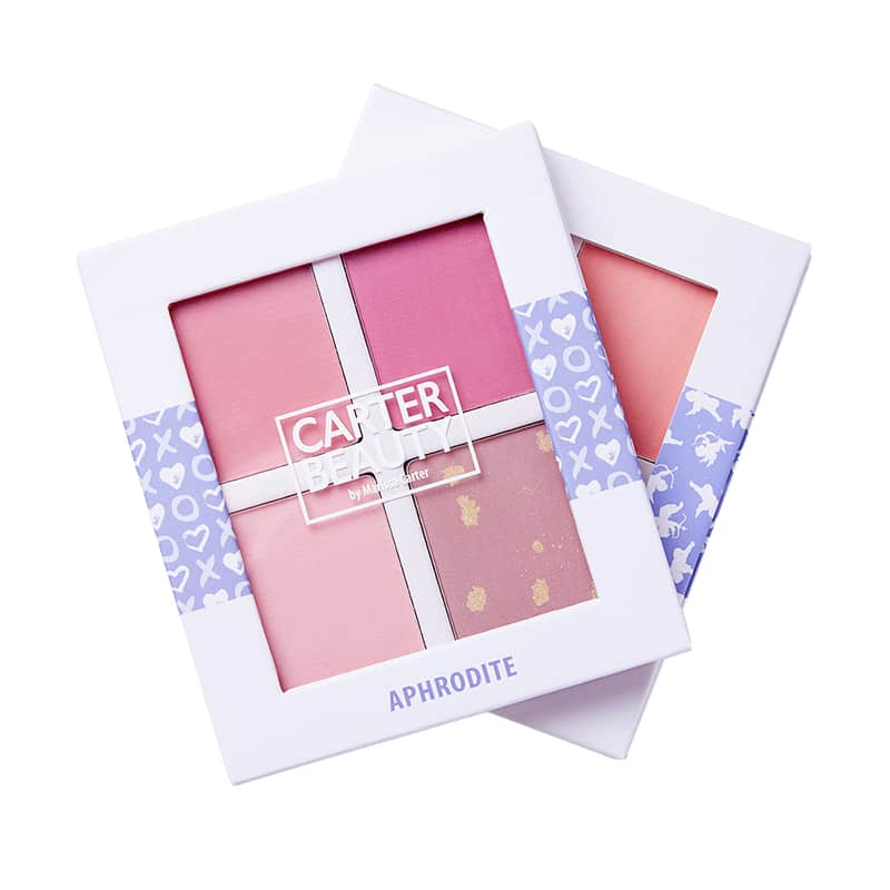 Carter Beauty By Marissa Carter Mini Blusher Palette in Aphrodite | Carter Beauty Makeup | Matte Shades