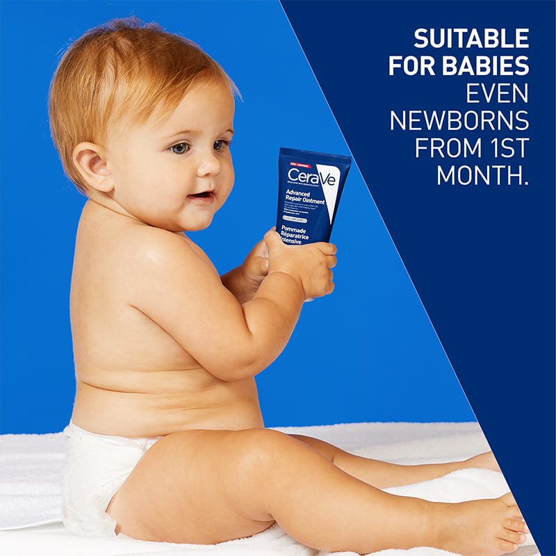 CeraVe, Advanced Repair Ointment, Formulated for Very Dry Skin, Suitable For Babies, sensitive skin