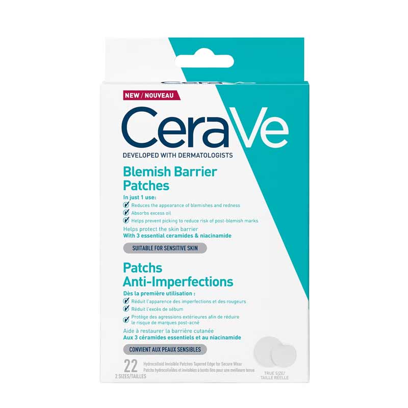 CeraVe Blemish Barrier Spot Patches for blemishes and pimples