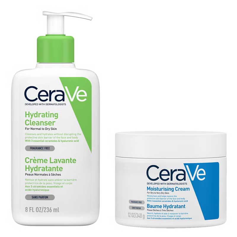 CeraVe, CeraVe Dry to Very Dry Face and Body Bundle
