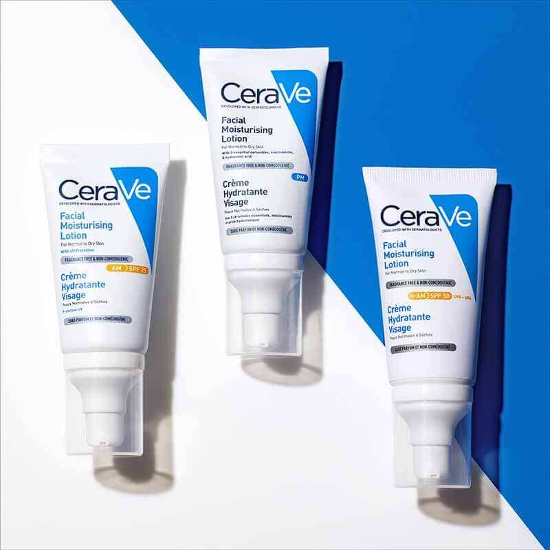CeraVe Facial Moisturising Lotion AM SPF 50 - non-comedogenic moisturiser