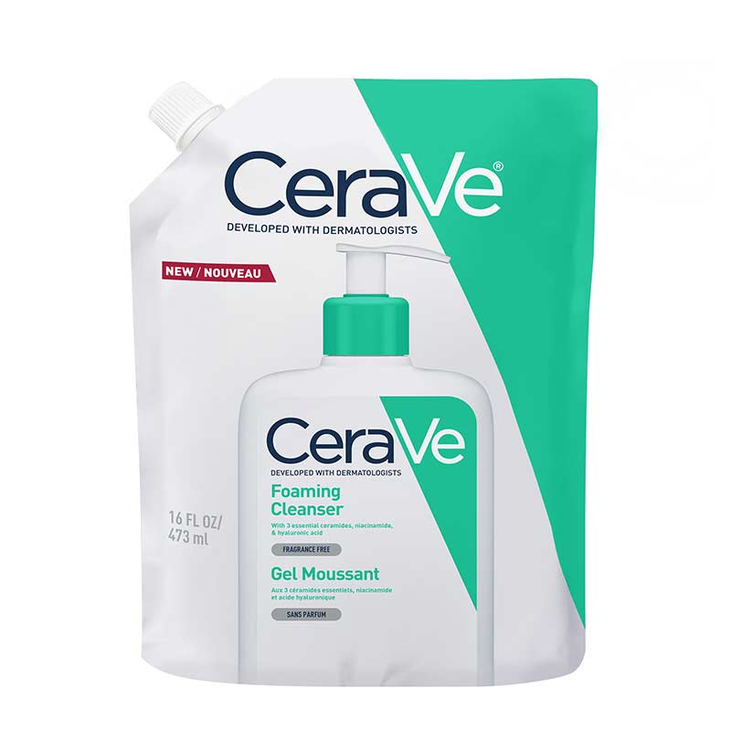 CeraVe Foaming Cleanser Refill Pouch 473ml